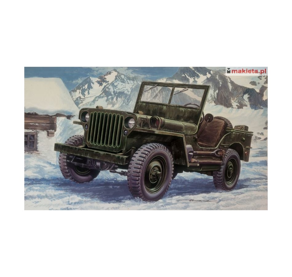 Italeri 3721, Willys Jeep ¼ ton, 1:24