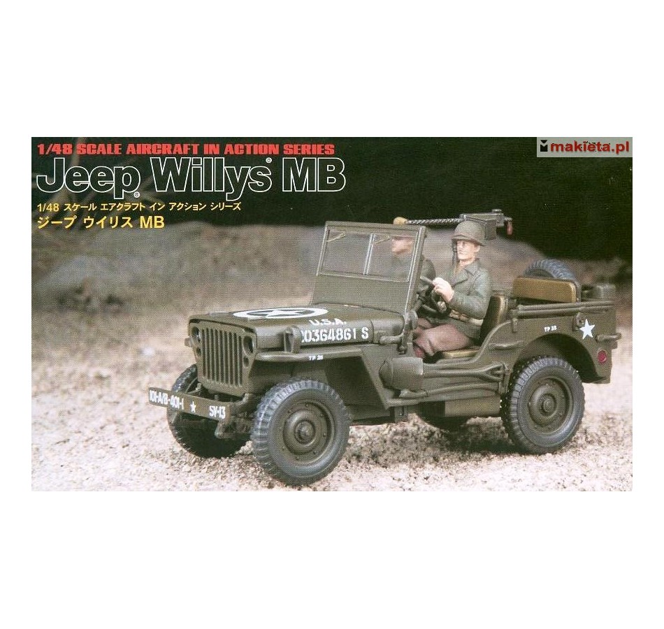 Hasegawa X48-12, Jeep Willys MB, 1/48, 36012