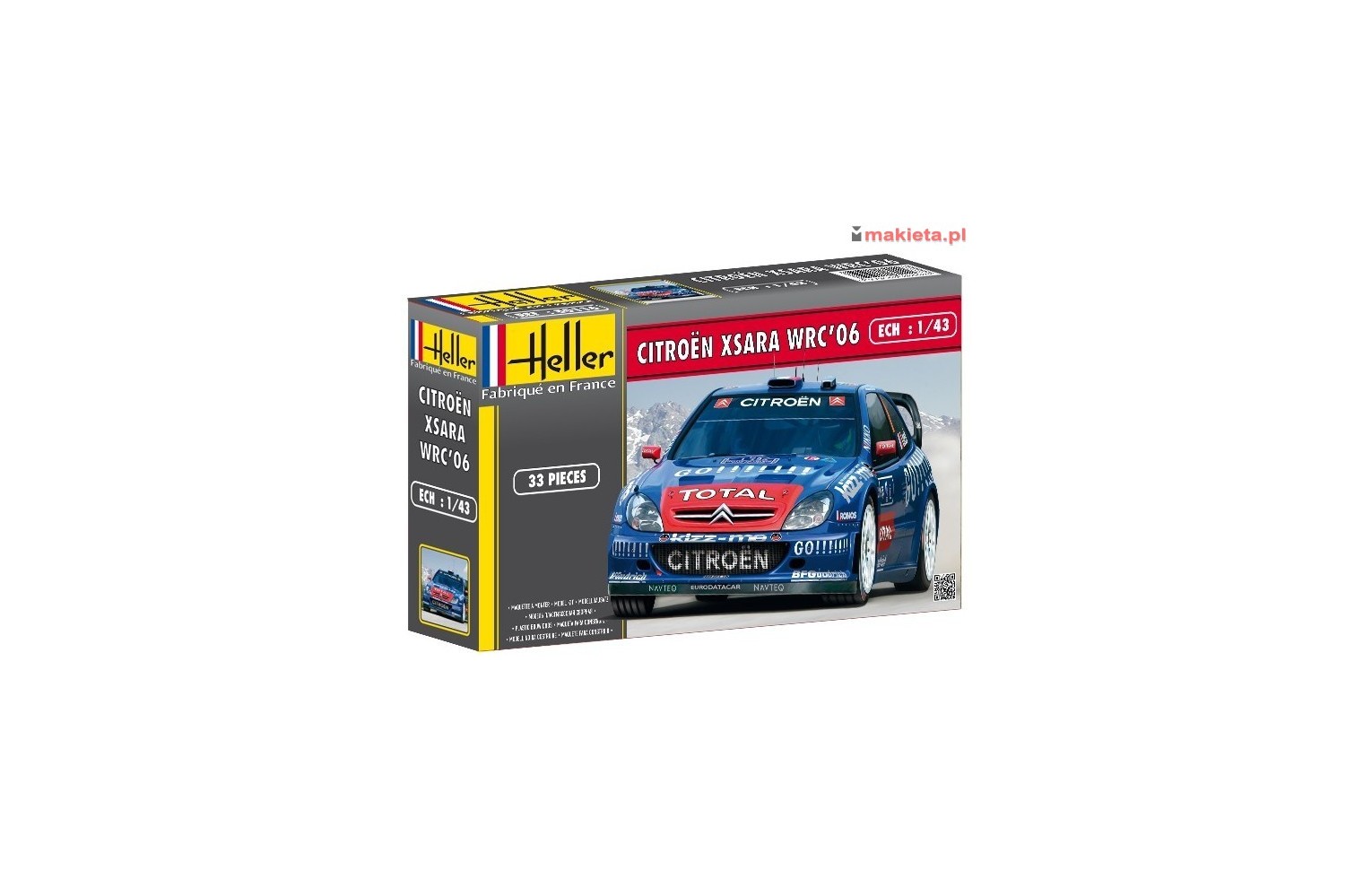 Heller 80116, Citroen Xsara WRC '06, skala 1:43