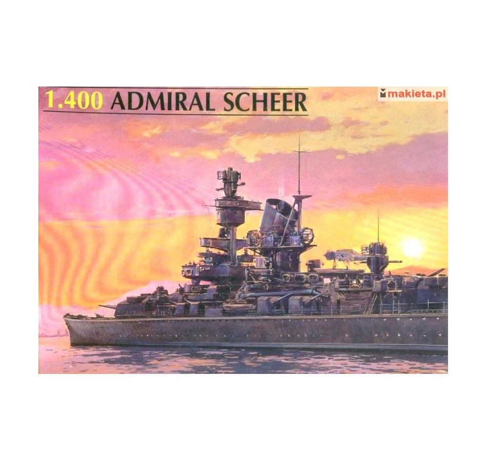 Heller 81045, Admiral Scheer, skala 1:400