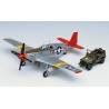 Academy 12501, P-51C Mustang + Jeep, 1:72