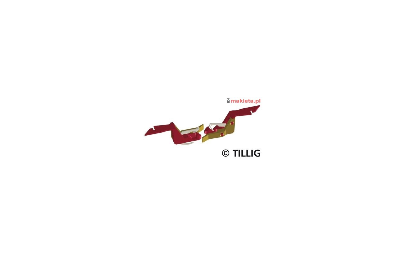 Tillig 08847-2, Para sprzęgów TT - nowy typ do BTTB