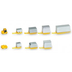 HERPA 520638, Airport accessories: container trailers, 1:500
