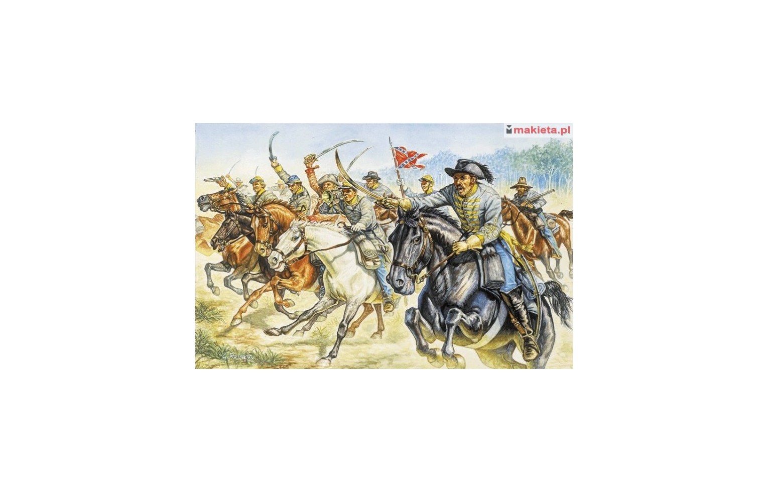 Italeri 6011, Confederate Cavalry, 1:72