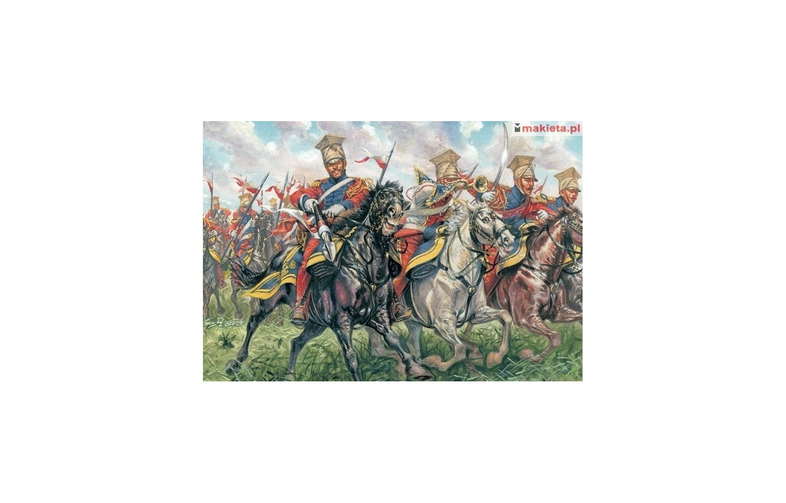Italeri 6039, Polish - Duth Lancers, 1:72