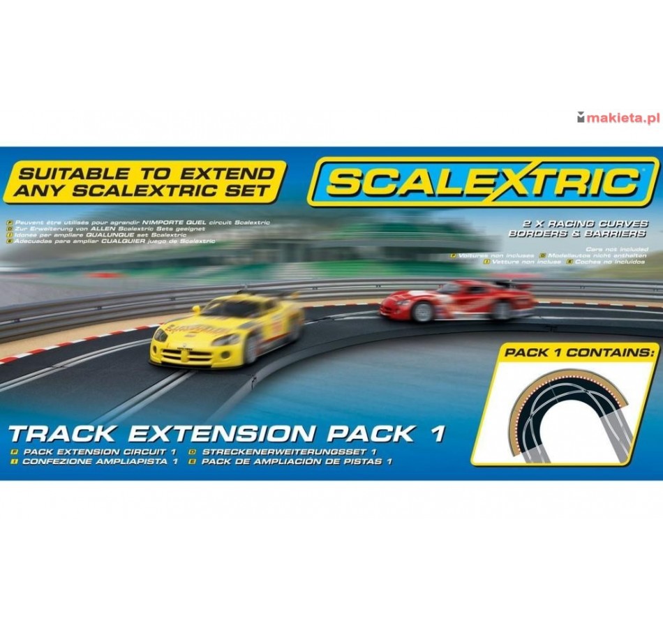 Scalextric C8510, Track Extension Pack 1, 1:32