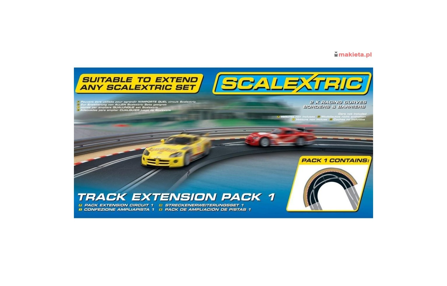 Scalextric C8510, Track Extension Pack 1, 1:32