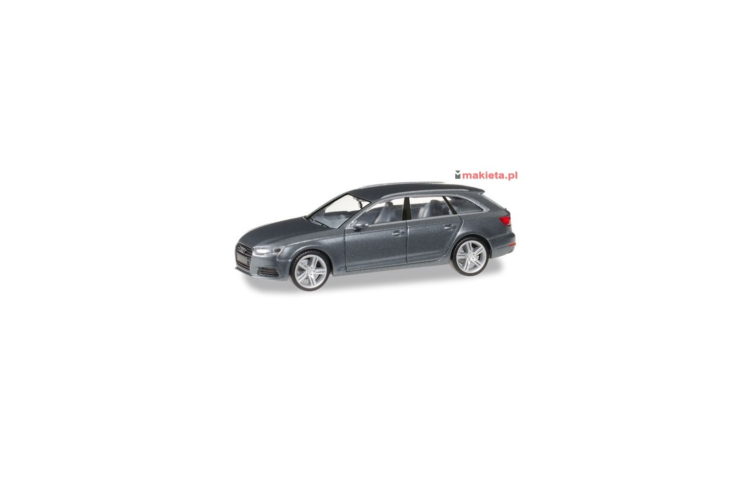 Herpa 038577, Audi A4 ® Avant, monsun grey metallic, H0