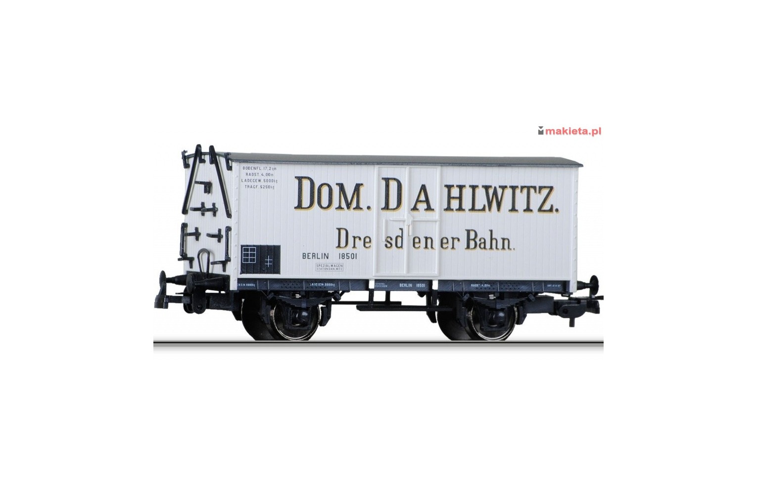 Tillig 76574, Wagon chłodnia "Domäne Dahlwitz", ep.I, skala H0