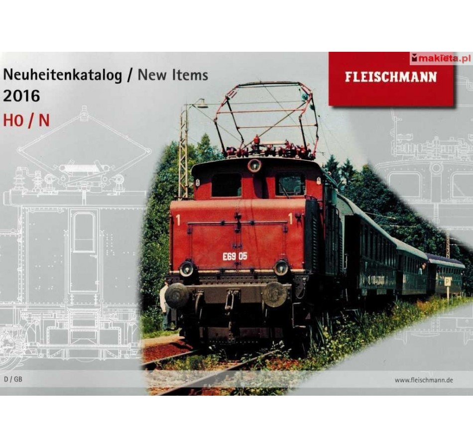 FKN16, Katalog Fleischmann nowości 2016, H0 / N