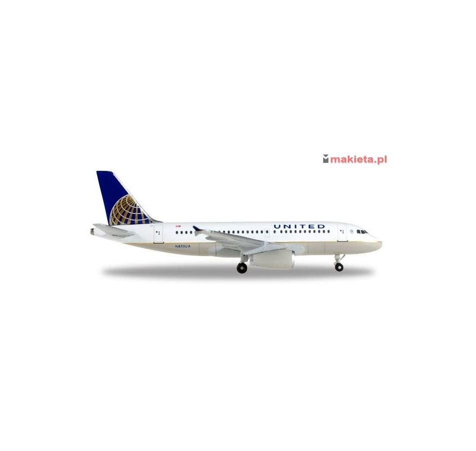 HERPA 526883, United Airlines Airbus A319, 1:500