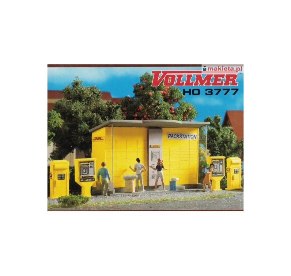 Vollmer 43777, Paczkomat DHL, automaty i skrzynki pocztowe, skala H0