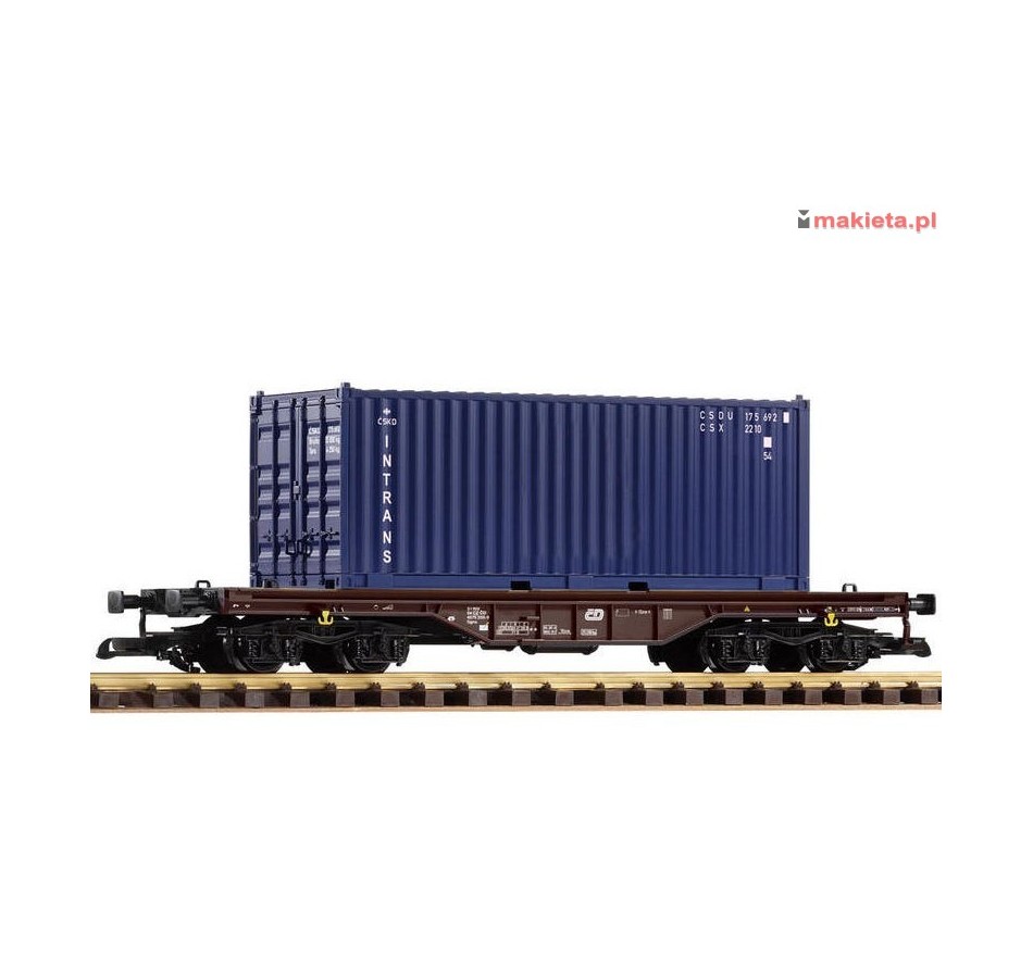 Piko 37728, Wagon platforma z kontenerem , CD ep.VI, skala G