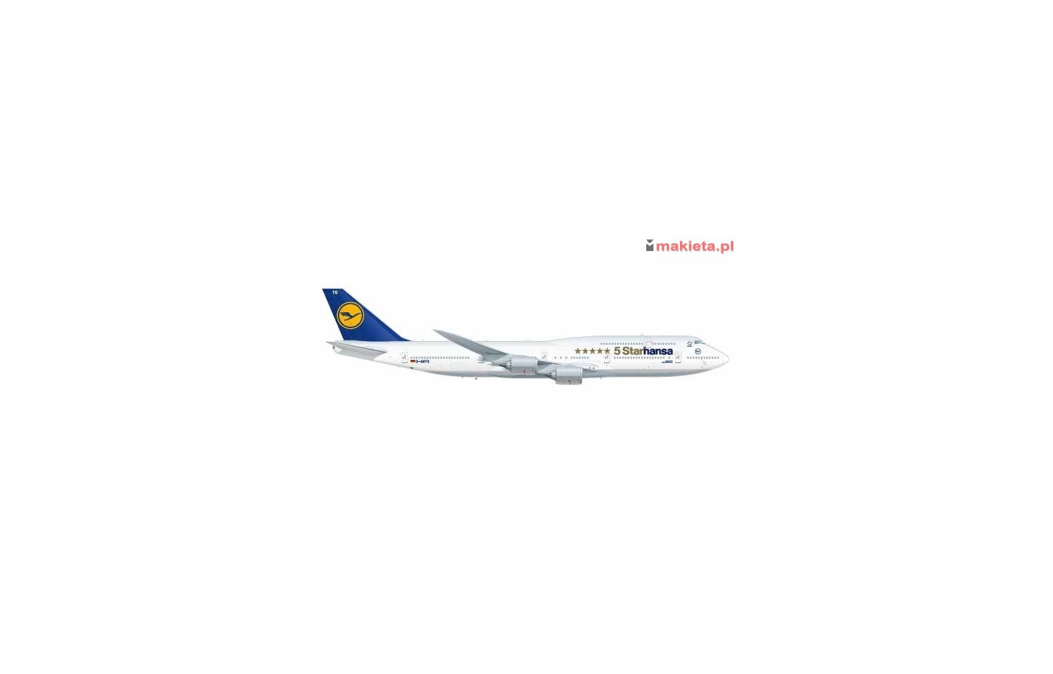 Herpa 531504, Lufthansa Boeing 747-8 Intercontinental "Starhansa", skala 1:500
