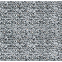 Heki 14001, Mur kamienny, 3 arkusze x 34x21 cm, skala H0