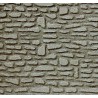 Heki 72282, Mur kamienny łupkowy szary, 2 x (~40x20 cm), skala H0/0/1