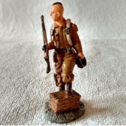 FDI-05445, D-day, żołnierz USA. Figurka: metal, kolor, kolekcja DeAgostini, model gotowy.