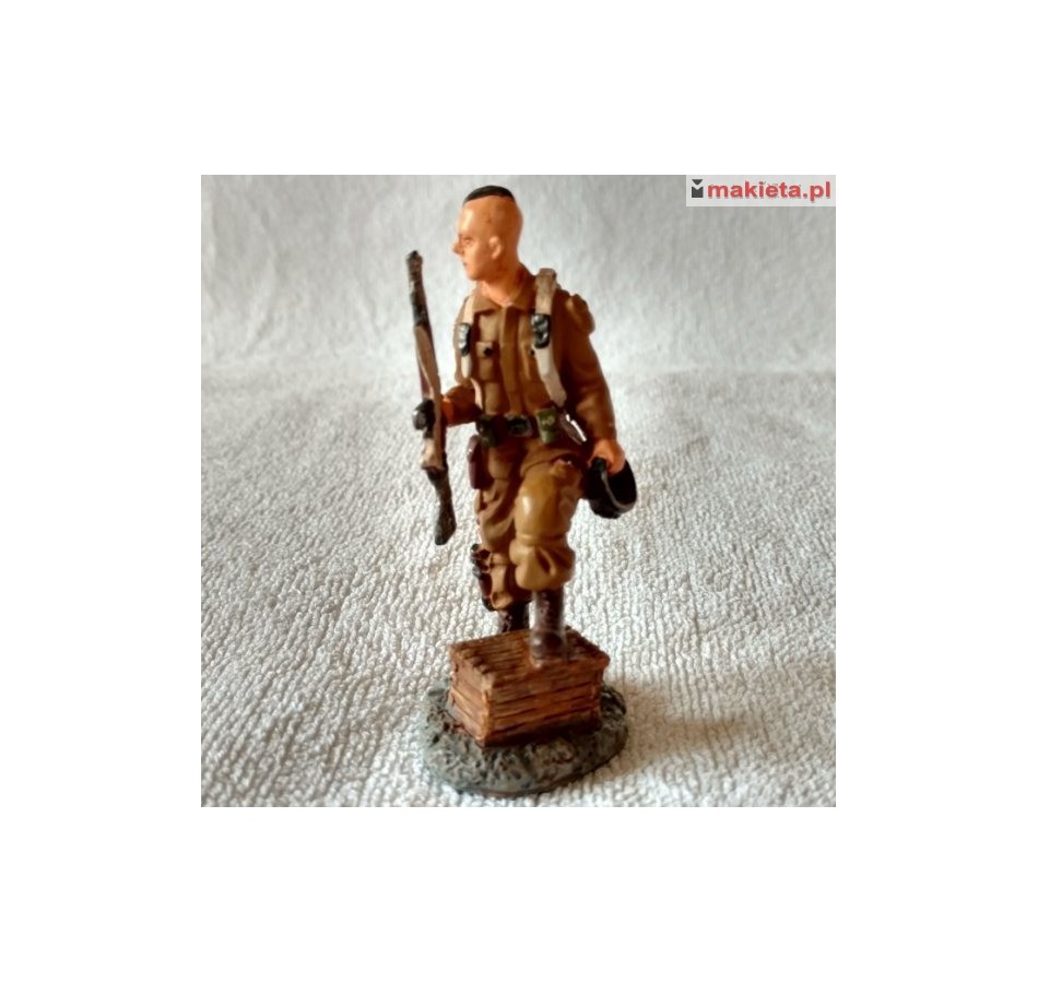 FDI-05445, D-day, żołnierz USA. Figurka: metal, kolor, kolekcja DeAgostini, model gotowy.