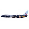 HERPA 611145, Jetairfly Boeing 737-800 "Family Life Hotels", skala 1:200