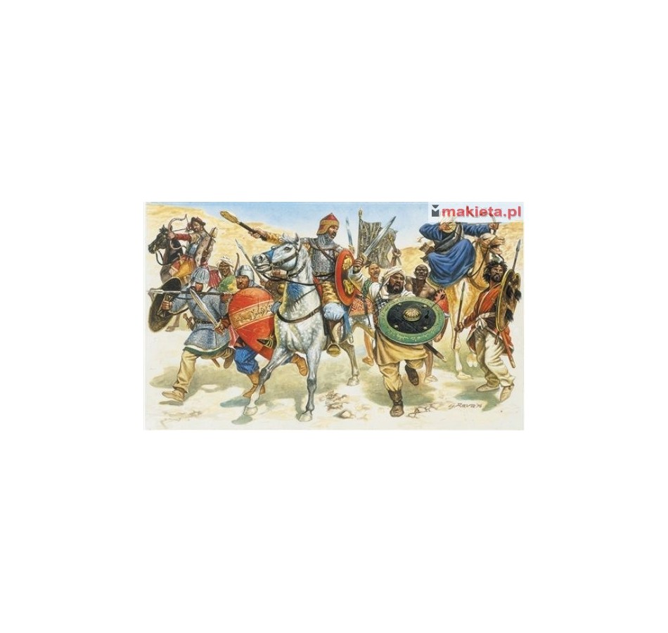 Italeri 6010, Saracens Warriors, Xi w., zestaw figurek, skala 1:72.