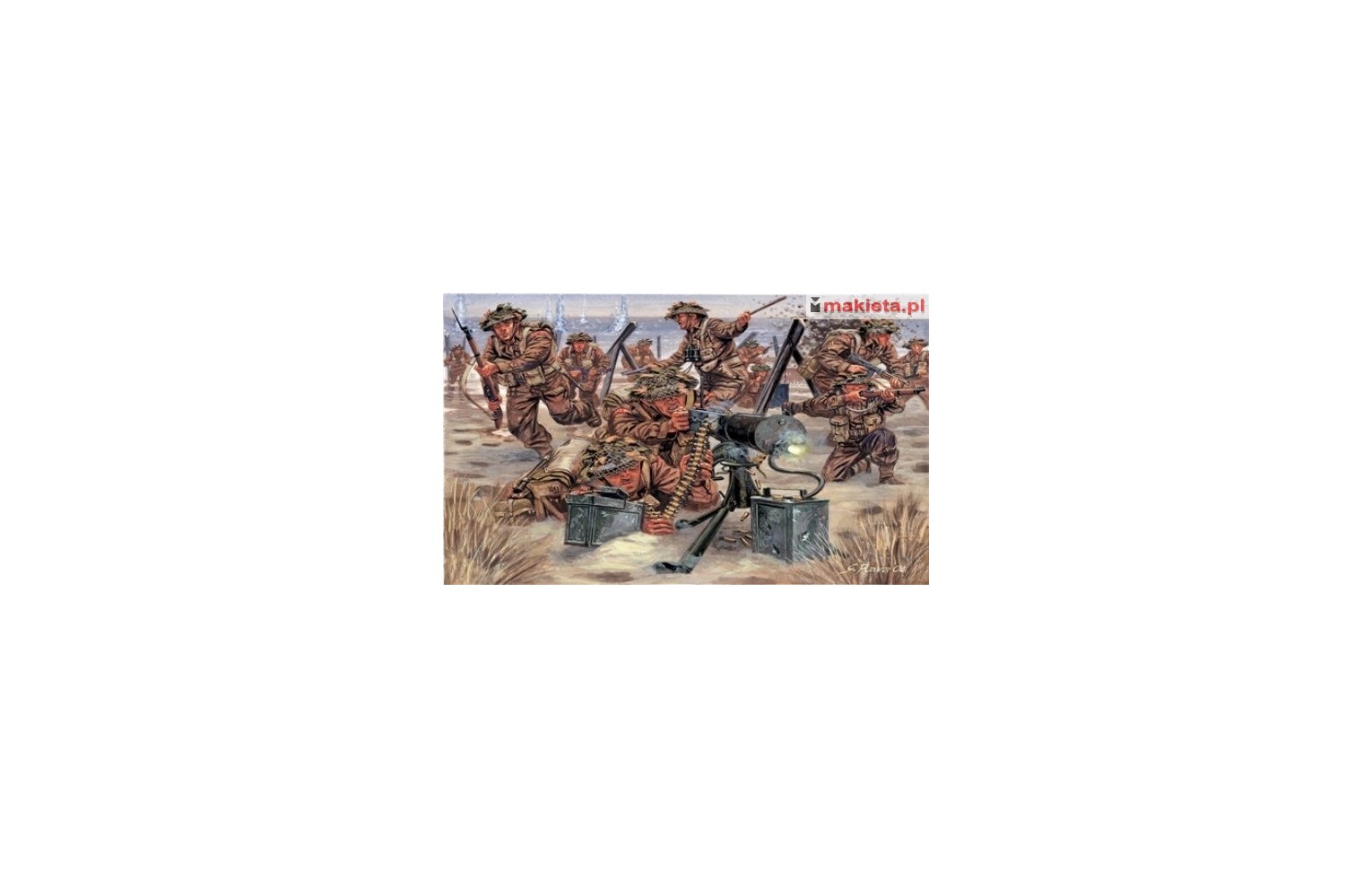 Italeri 6056, British Infantry, zestaw 50 figurek, skala 1:72.