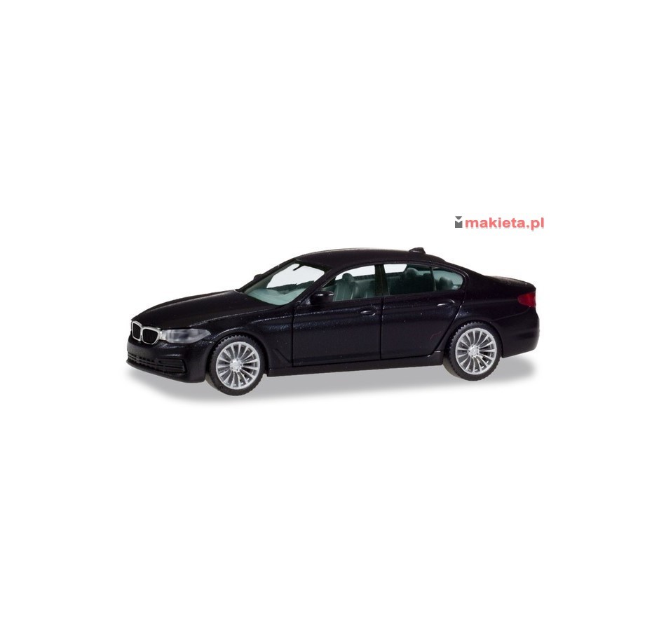 Herpa 420372, BMW 5™ Limousine, black, skala H0.