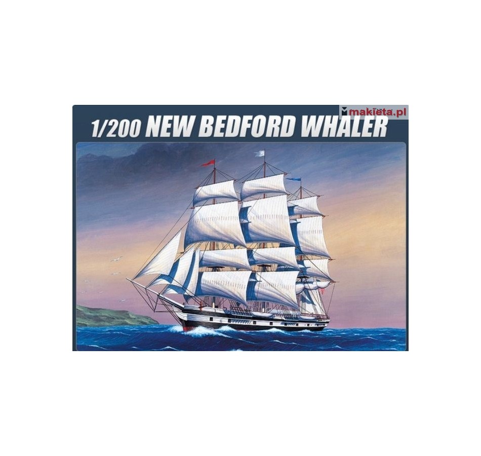 Academy 14204. New Bedford Whaler. Model do sklejania, skala 1:200.