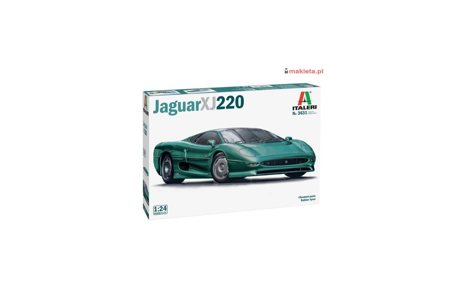 Italeri 3631. Jaguar XJ 220, skala 1:24, model do sklejania.