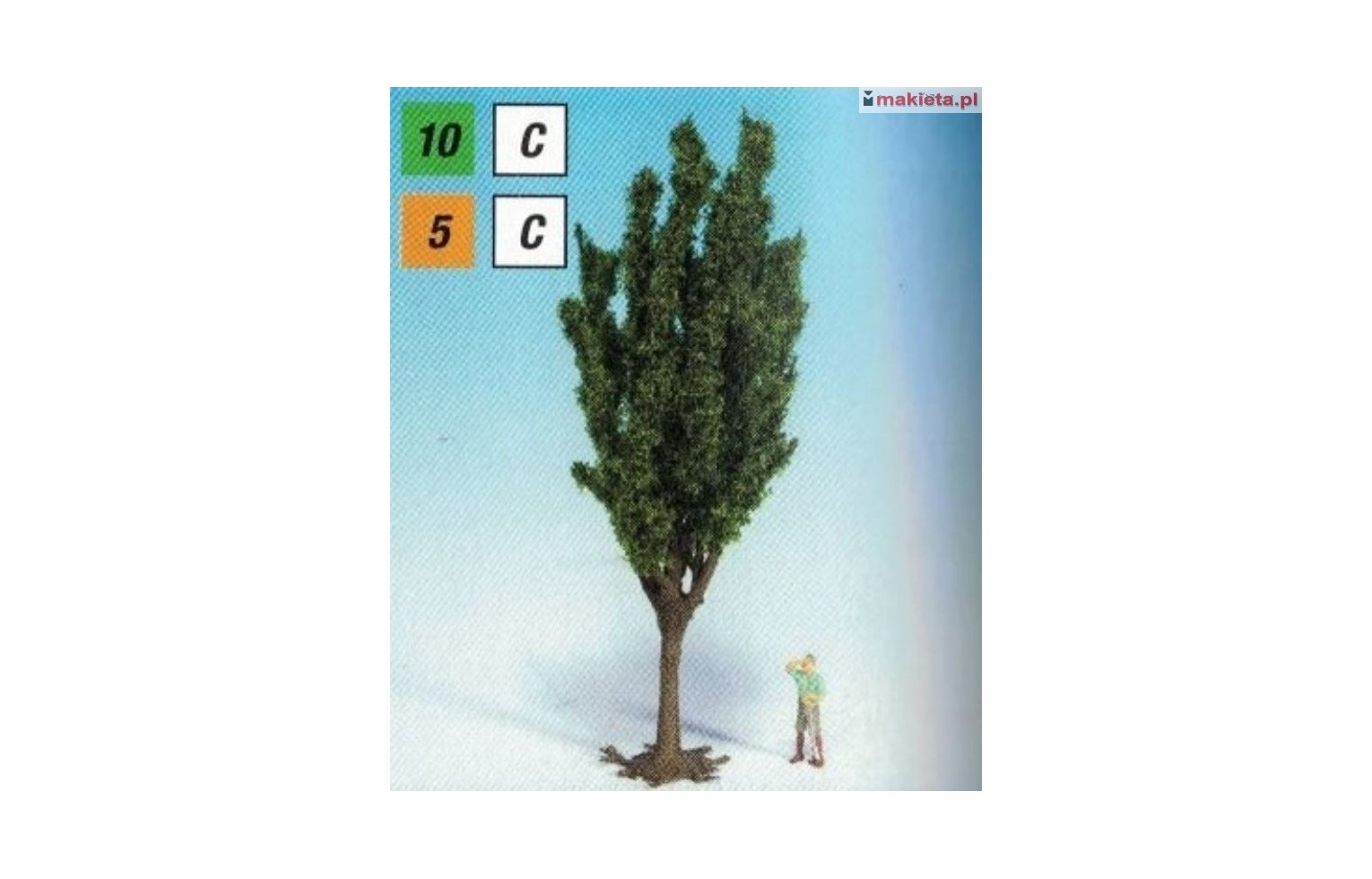 Noch 25950-08, drzewko, topola, ~ 11-12 cm, 1 szt. H0 (TT)