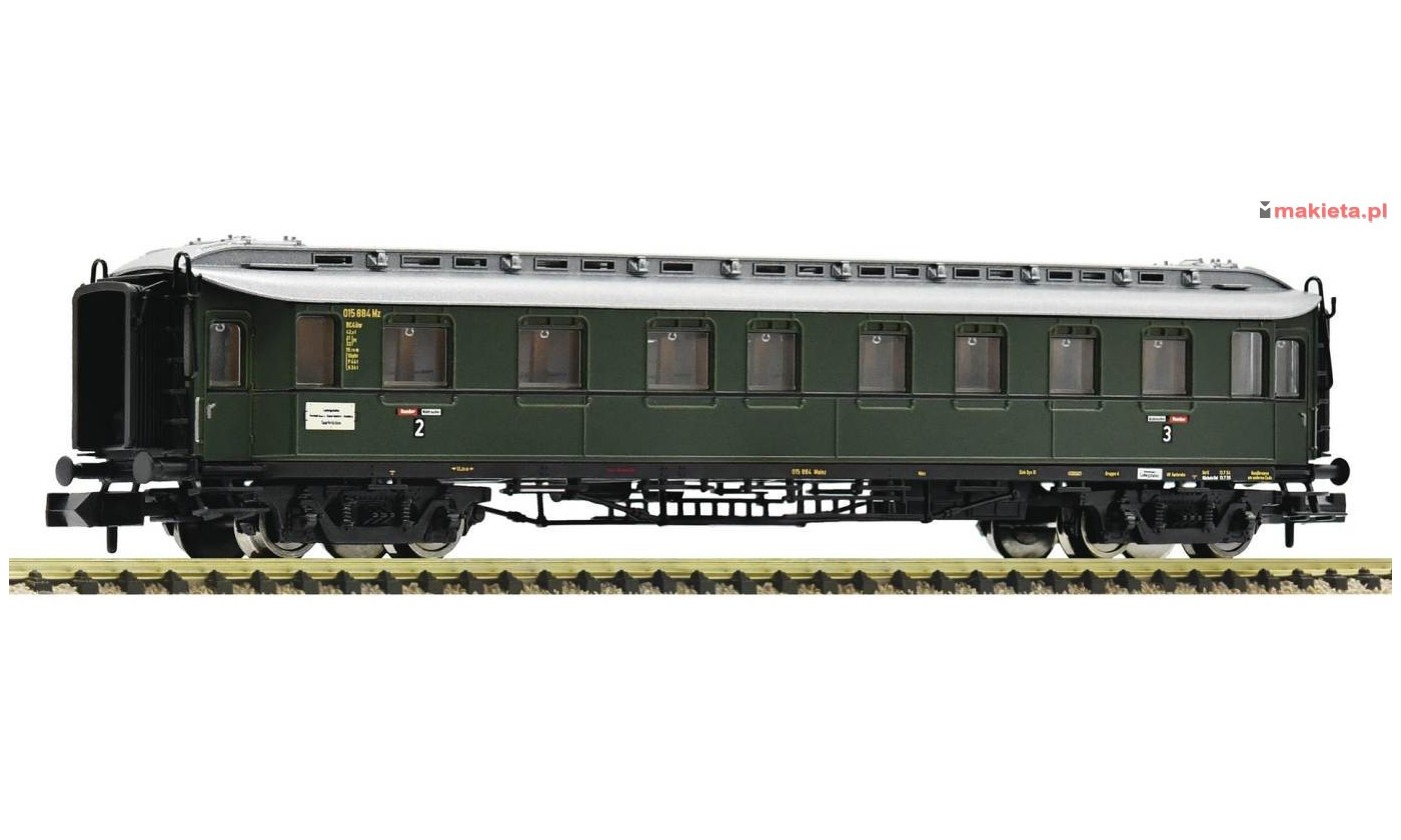 Fleischmann 878002. Wagon pospieszny pasażerski kl.2/3 BC4ü (pr09), DB, ep.III, skala N