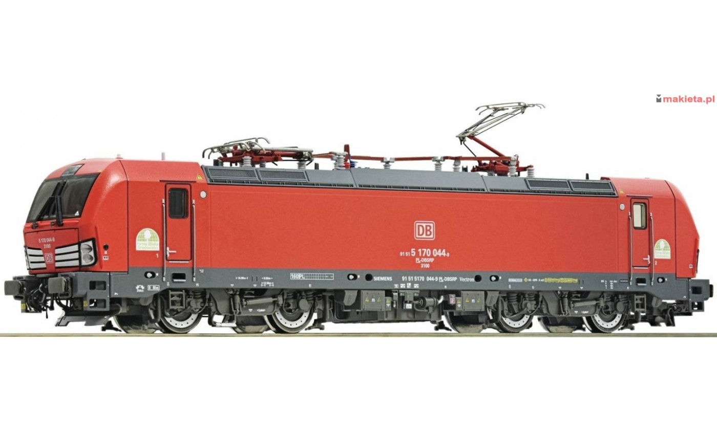 ROCO 71919, Elektrowóz BR 170 Vectron, DB Schenker Rail Polska, ep.VI, wersja cyfrowa z dźwiękiem, skala H0.