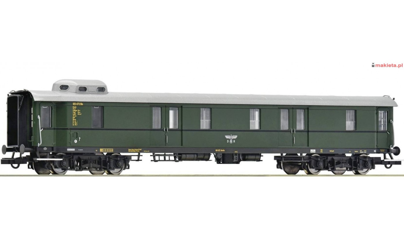 Roco 74374. Wagon bagażowy Pw4ü-37 składu pociągu ekspresowego DRB, DRG, ep.II, skala H0
