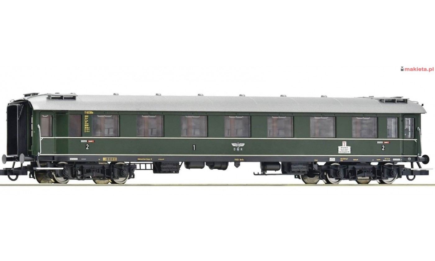 Roco 74370. Wagon pasażerski AB4ü-35 składu pociągu ekspresowego DRB, DRG, ep.II, skala H0