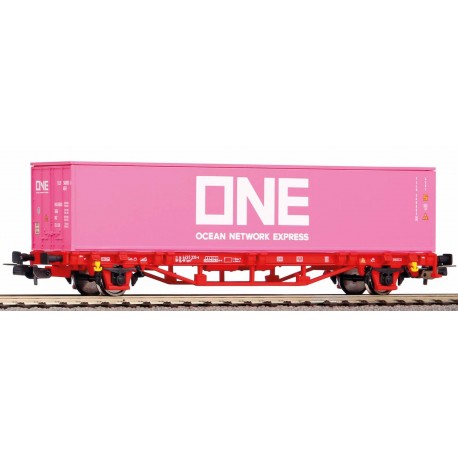 Piko 57757. Wagon platforma z kontenerem 40' "ONE", NS, ep.VI, skala H0.