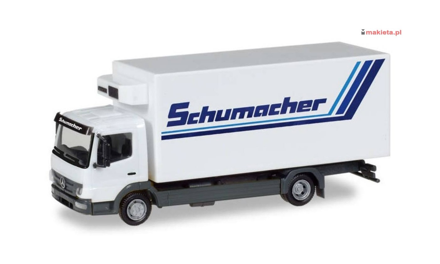 Herpa 308540. Mercedes-Benz Atego refrigerated truck "Spedition Schumacher", skala H0