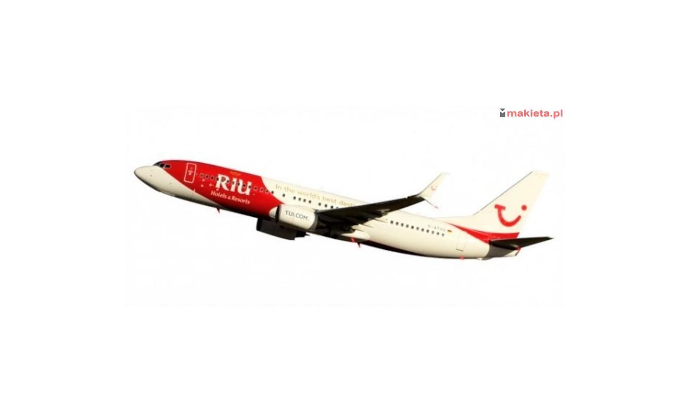 Herpa 611268. TUIfly Boeing 737-800 "RIU Hotels & Resorts", skala 1:200.