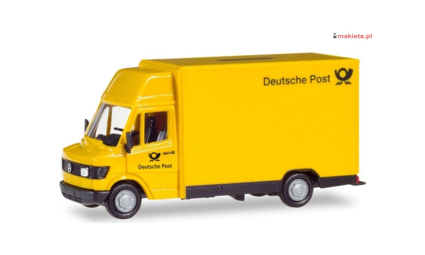 Herpa 094207. Mercedes-Benz 207D Kögel "Deutsche Post", skala H0.