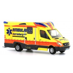 Rietze 68625. Ambulanz Mobile Tigis Ergo Ambulance Merseburg, skala H0