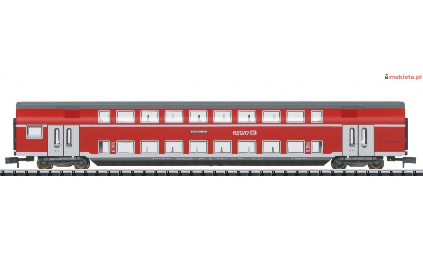 TRIX 18056. Wagon piętrowy DB Regio, DBz, kl.2, ep.VI, skala N 1:160 MiniTrix