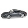 Herpa 038645. Porsche 911 Carrera 4S, achatgrey metallic, H0