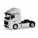 Herpa 309882. Mercedes-Benz Actros Streamspace 2.3 trailer 2-axle, white, skala H0.