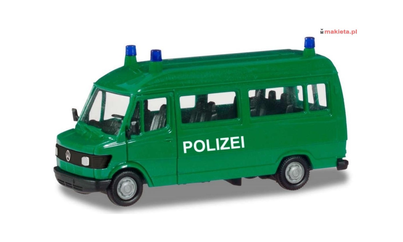 Herpa 094139. Mercedes-Benz T1 bus "Polizei", skala H0.