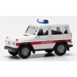 Herpa 094818. Mercedes-Benz G-Modell "Ambulance", skala H0.