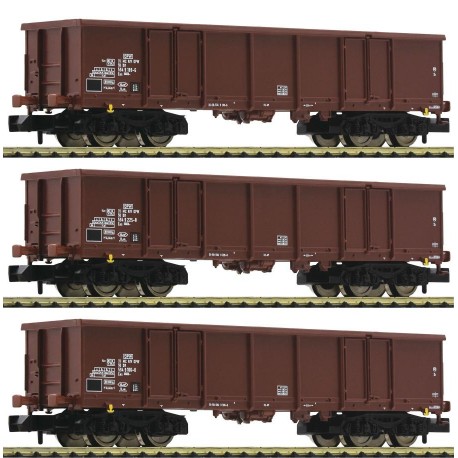 Fleischmann 828347. Zestaw: 3 x wagon Eas, DR, ep.IV, skala N (1:160).
