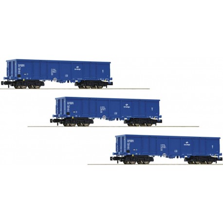 Fleischmann 828342. 3 x wagon Eaos PKP Cargo, skala N