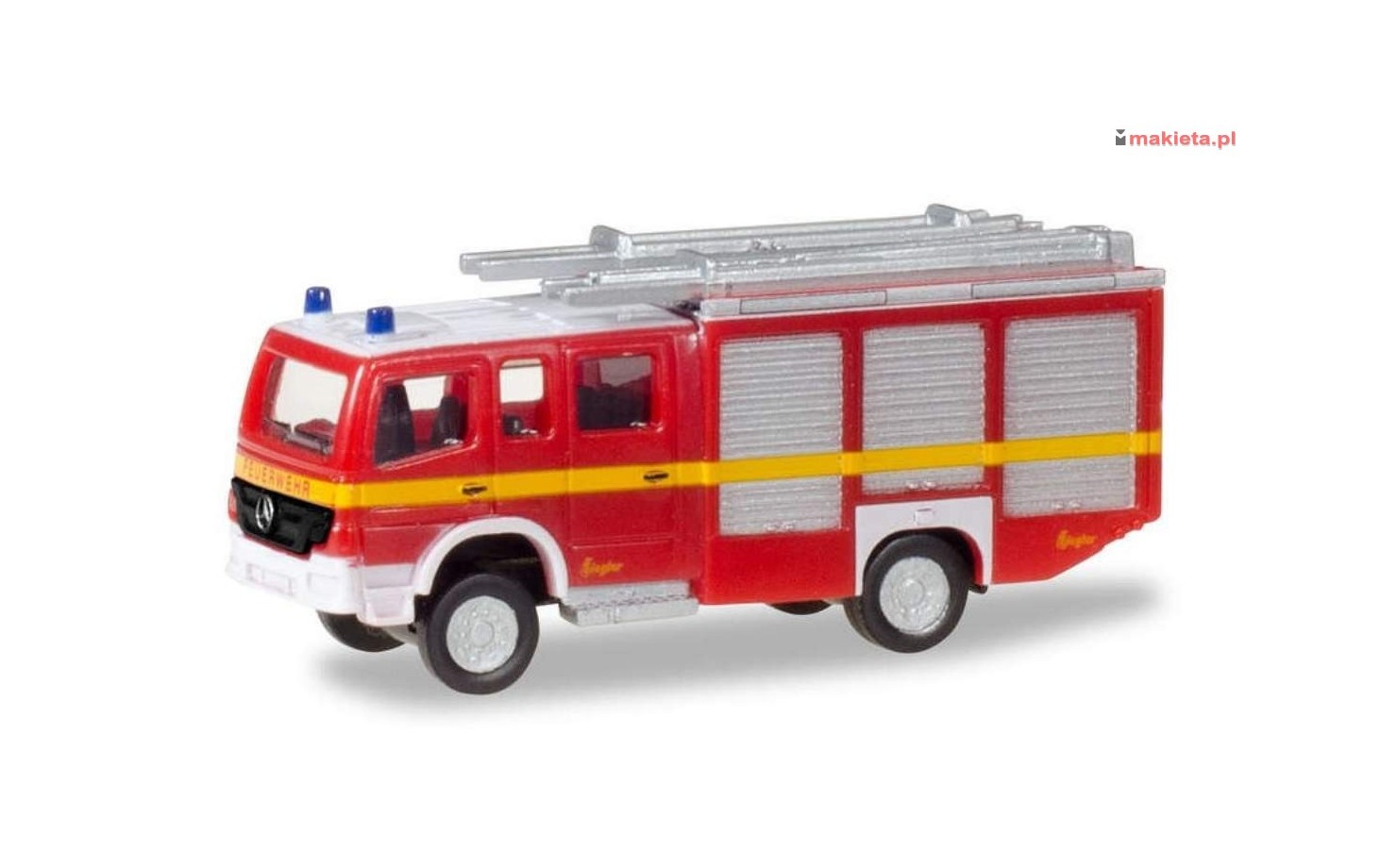 Herpa 066747. Mercedes-Benz Atego HLF 20 "Feuerwehr", skala N 1:160