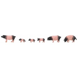 Faller 151916. Świnie z regionu Schwabien-Hill, zestaw figurek, skala H0.