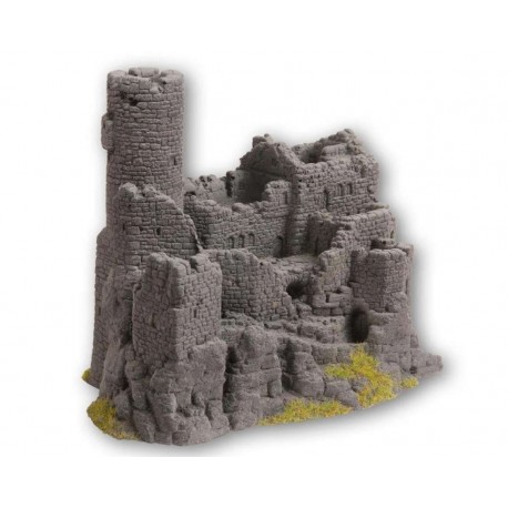 NOCH 58609. Ruiny zamku (15,5 x 10 cm, wys.12 cm). N-TT-H0