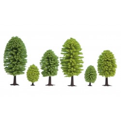 NOCH 32901. Zestaw drzew, 10 sztuk, 3,5 - 5 cm, skala N
