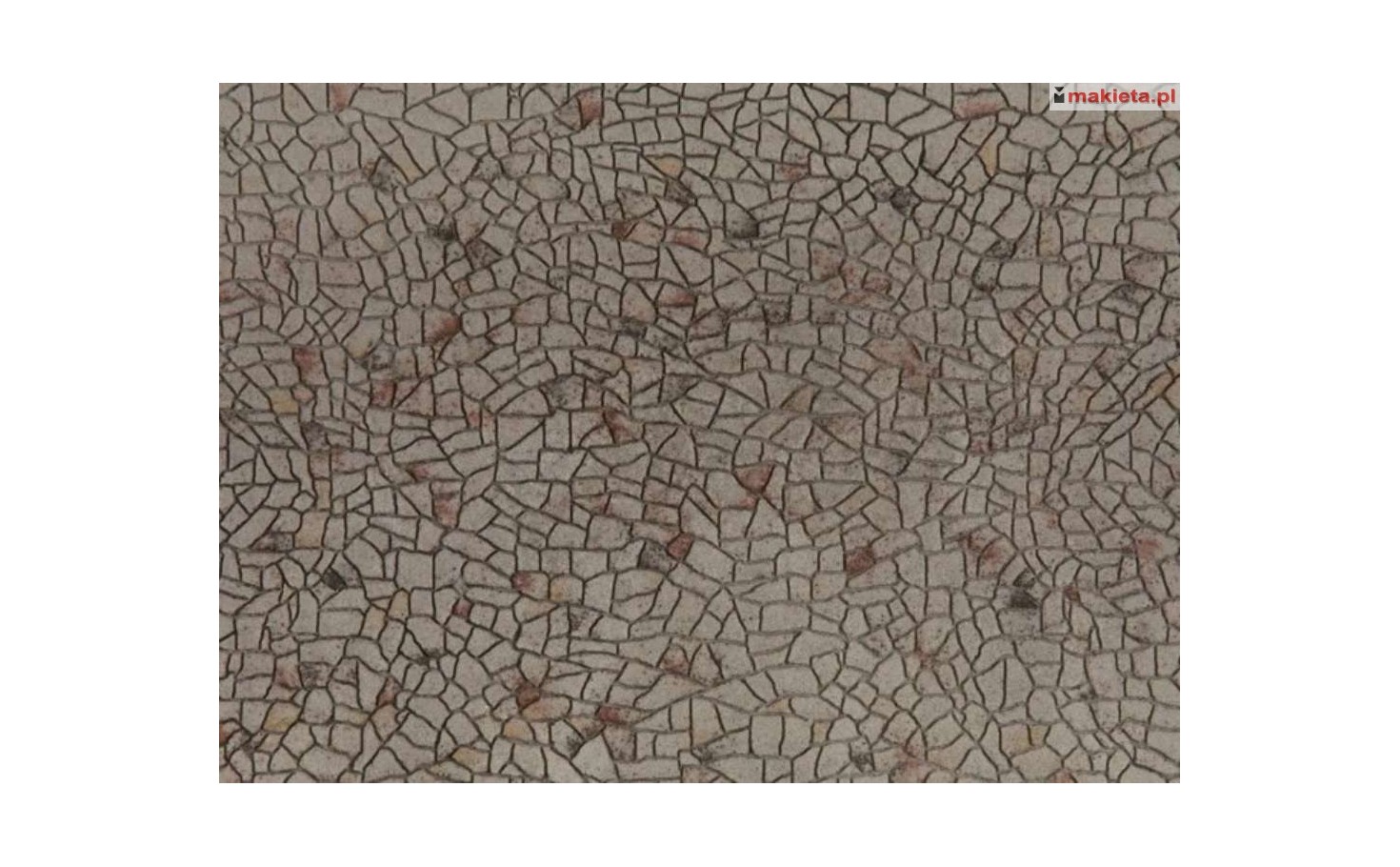 NOCH 60365. "Droga strukturalna", plac, ścieżka, dukt z nieregularnych kamiennych płyt, 28 x 10 cm, skala H0.